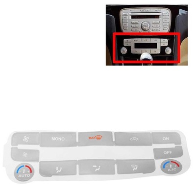 STICKERS REPAIR AC BUTTONS FORD MONDEO S-MAX  