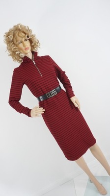 RESERVED sukienka midi w paski r M