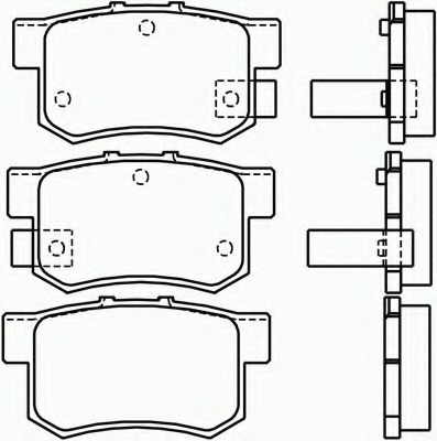 КОЛОДКИ ГАЛЬМІВНІ ROVER 600 96-99