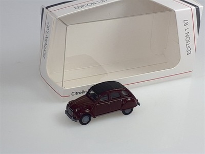 SCHUCO CITROEN 2CV Red 1:87