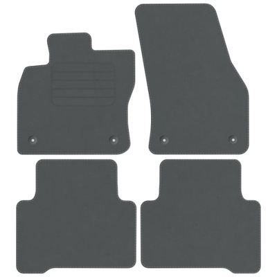 VW FOR MAKE MATS VELOUR STD GRAY COLOR  