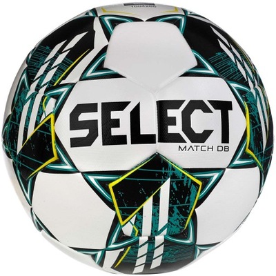Piłka nożna select match db 5 v23 fifa basic biało-zielona 17746 5