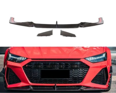 Audi rs6/rs7 c8 карбон волокно спліттер фото №1
