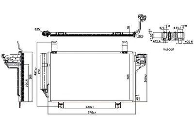 NISSENS KONDENSATORIUS KONDENSATORIUS KONDICIONAVIMO NISSENS 941202 MAZDA CX-5 