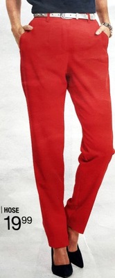 Spodnie czerwone 100% Bawełna R 42