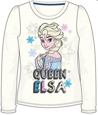 Bluzka t-shirt długi rękaw ELSA KRAINA LODU Frozen