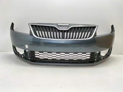 Бампер передній перед skoda rapid 12- фото №1