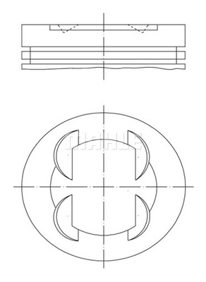 Поршні mahle 681 pi 00109 001 фото №1