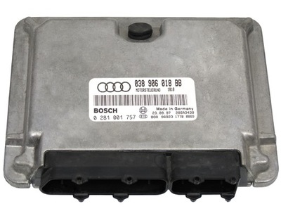 КОМПЬЮТЕР AUDI A3 1.9 TDI 038906018BB 0281001757