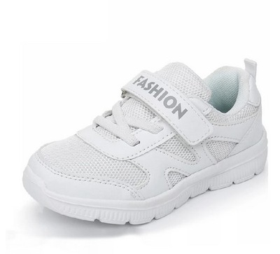 Buty Sportowe Adidasy Dziecięce Rzepy 28 Białe