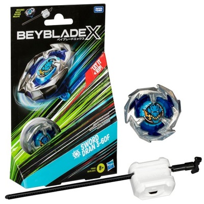 Gra zręcznościowa Beyblade X Sword Dran 3-60F Starter Pack Top and Launcher