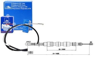 CABLE FRENOS DE MANO VW TRANSPORTER II TRANSPORT  