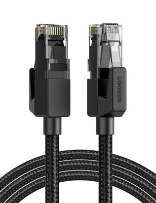 UGREEN NW135 Kabel sieciowy w oplocie, Ethernet RJ45, Cat.6, U/UTP, 2m (cza