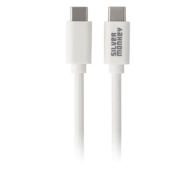 KABEL SILVER MONKEY USB-C 3.0 60W 0,5 m W