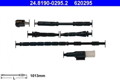 ATE 24.8190-0295.2 SENSOR ZAPATAS HAM.BMW Z4 E89 09-  