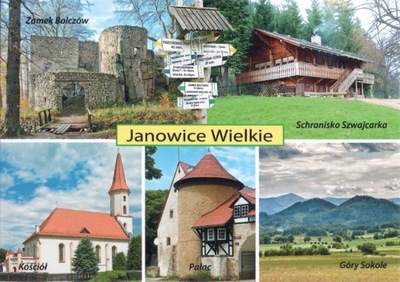 JANOWICE WIELKIE - KOŚCIÓŁ + ZAMEK i SCHRONISKO -