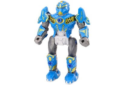 NIEBIESK ROBOT DO SKRĘCANIA ŚWIATŁA DŹWIĘKI