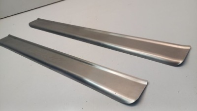 Porsche boxster 986 накладки пороговые хром накладки порог фото №1