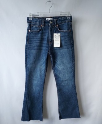 ZARA elastyczne jeansy bootcut 38 NOWE