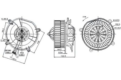 Nissens воздуходувка mercedes cls c219 e t-model s2 фото №1