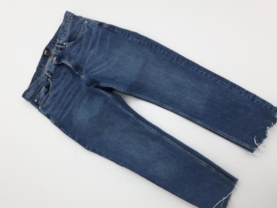 H&M jeansowe SPODNIE RURKI wygodne MODNE _ L/XL