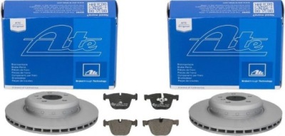 Ate гальмівні диски+ гальмівні колодки задня bmw 5 gt f07 7 f01 f02 345mm фото №1