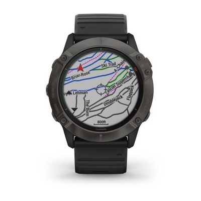 Zegarek Garmin Fenix 6x Pro Solar Carbon Gray DLC 13862502061 oficjalne archiwum Allegro