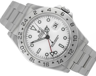 ROLEX EXPLORER II POLAR WHITE DIAL REF. 16570 FULL SET