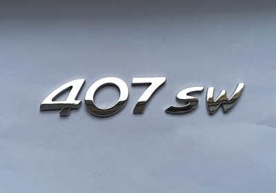 INSCRIPCIÓN EMBLEMA PEUGEOT 407 SW  