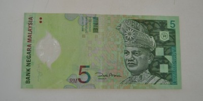Malezja - banknot - 5 Ringgit