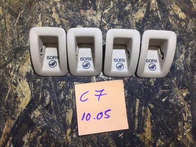 Audi a6 c7 заглушка isofix задняя комплект 4g8887233 фото №1