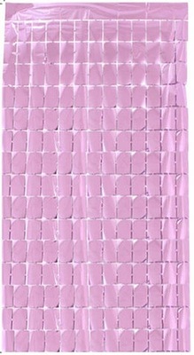 Kurtyna Foliowa Panelowa 100x200 1m x 2m Różowa Go