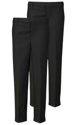 TU spodnie wizytowe REGULAR LEG 116 eleganckie chłopięce czarne KANT