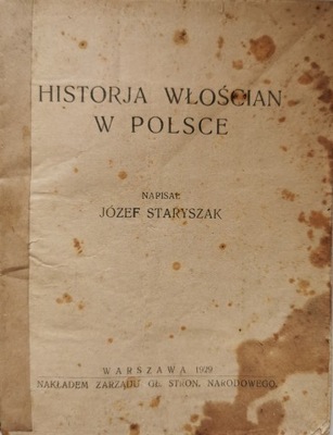 Historja włościan w Polsce 1929