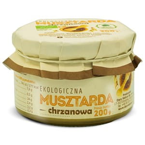 MUSZTARDA CHRZANOWA BIO 200 g DARY NATURY