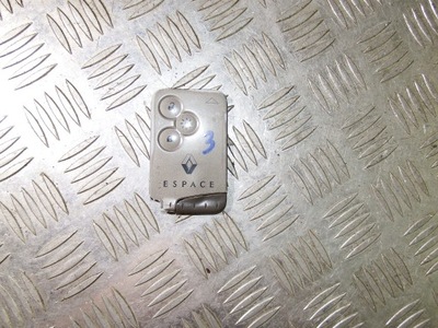 Карта ключ renault espace iv laguna ii vel satis lift солцезащитный козырёк фото №1