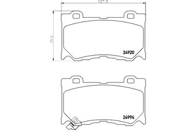 ZAPATAS DE FRENADO HELLA PAGID D10601TG1C D1060JL00J  