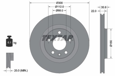 2X ДИСК ТОРМОЗНОЙ AUDI ЗАД A4 4,2 S4 QUATTRO 03-09 92137103