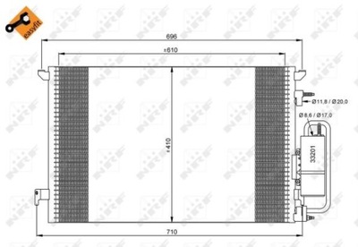 РАДИАТОР КОНДИЦИОНЕРА NRF 35929