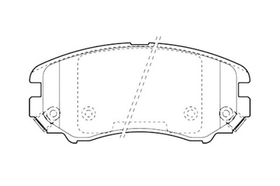 VALEO ZAPATAS DE FRENADO KIA SPORTAGE 04-  