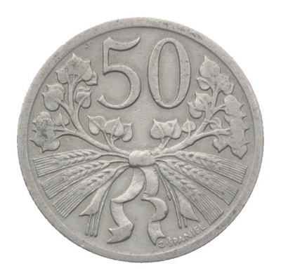 [M11284] Czechy 50 halerzy 1922