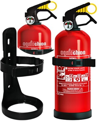 EXTINGUIDOR DE AUTOMÓVIL DE POLVO 1KG GP-1 + MANOMETR  