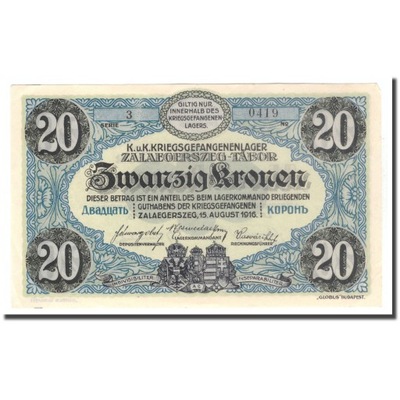 Banknot, Austria, 20 Kronen, 1916, 1916, UNC(60-62
