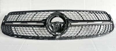 Решітка радіатора решітка радіатора mercedes w253 glc lift diamond -black фото №1