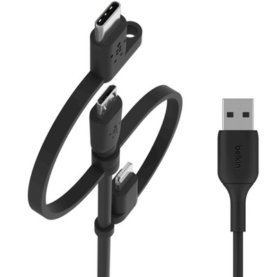 Kabel USB-A do Lightning USB-C Micro Belkin 3w1 1m