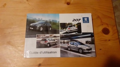 Guide D'Utilisation Peugeot 207 SW In French Language 07-11 