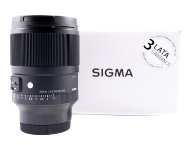 SIGMA Art 50/1.4 DG DN L-mount | idealny do fotografii ulicznej