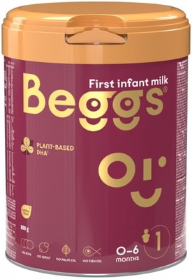 BEGGS Mleko początkowe 1 dla niemowląt 800g