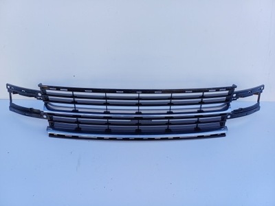 Решётка средняя бампера renault grand scenic 3 iii lift фото №1