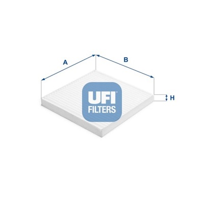 ФІЛЬТР, ВЕНТИЛЯЦІЯ СТОРОНИ ПАСАЖИРА UFI 53.384.00